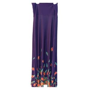 LuLaRoe Maxi skirt w/ floral bottom
